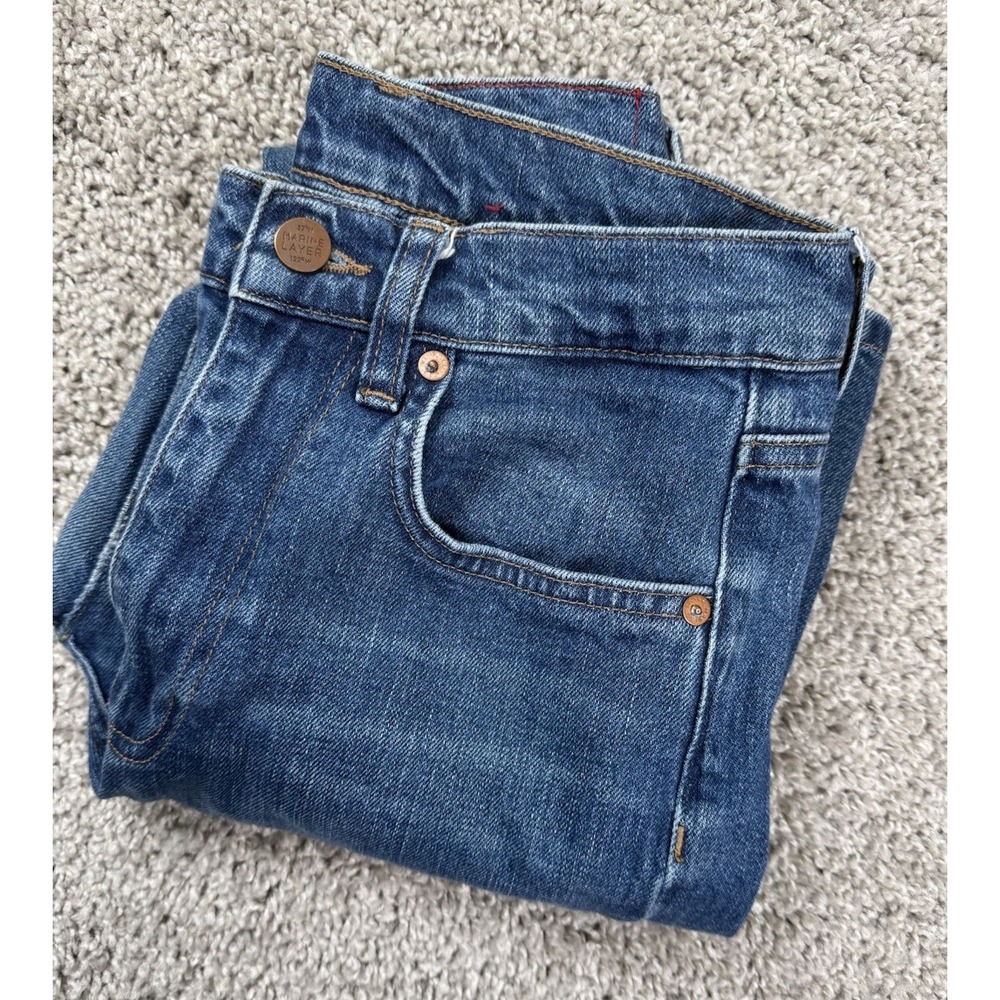 Marine Layer Vintage‎ Straight Blue Jeans Medium Wash Womens 26x26